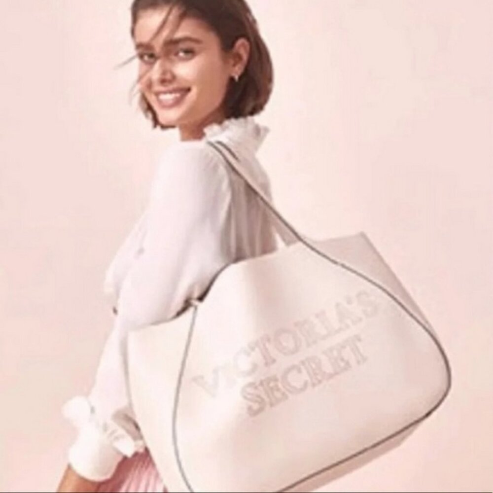 NWT Victoria's Secret Vanilla Orchid Laser Cut Tote - Picture 3 of 3